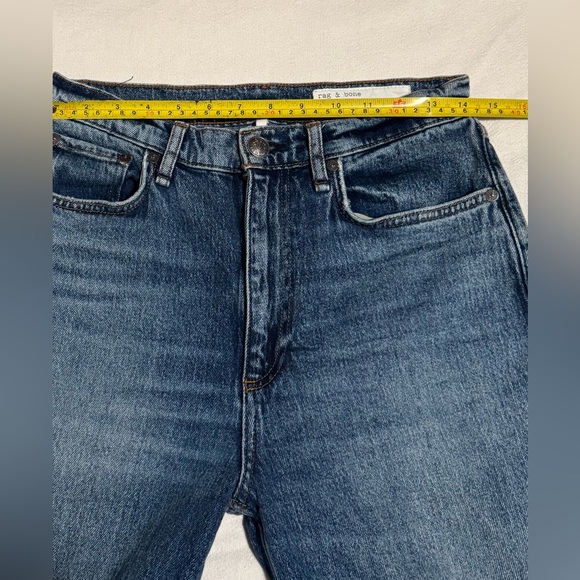 rag & bone Women Dark Blue High rise Slim Jeans, Sz 28. 99% Cotton. Like New - Picture 11 of 16